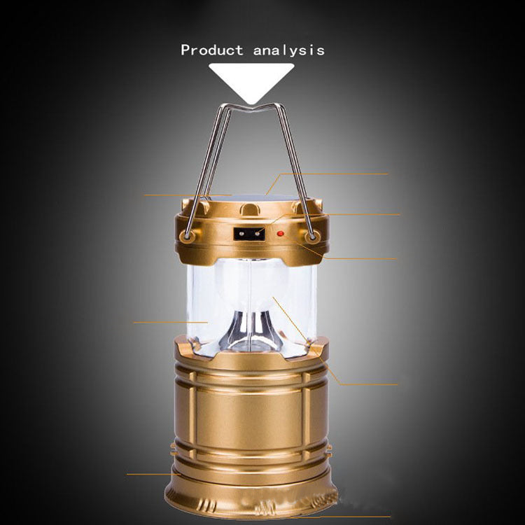 Solar charging lantern outdoor camping tent lamp