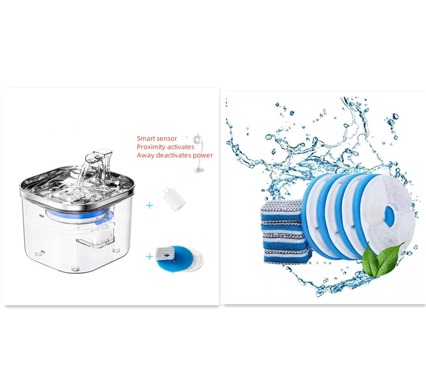 Automatic Stainless Steel Pet Fountain