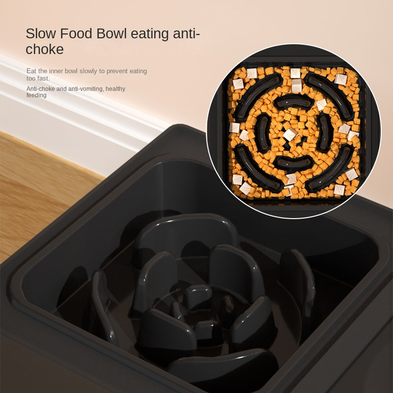 Adjustable Elevated Dog Double Bowl Stand