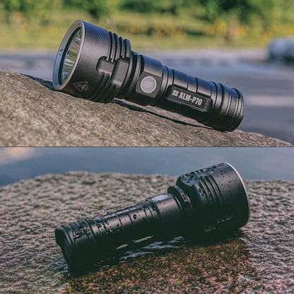 Super Bright Rechargeable LED Focus Flashlight