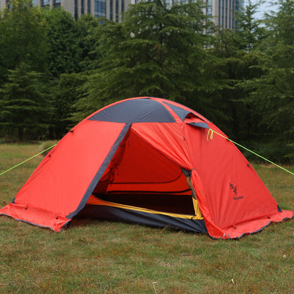 Outdoor Double-layer Aluminum Pole Camping  Tent