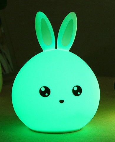 Cute Bunny Touch LED Night Light for Kids