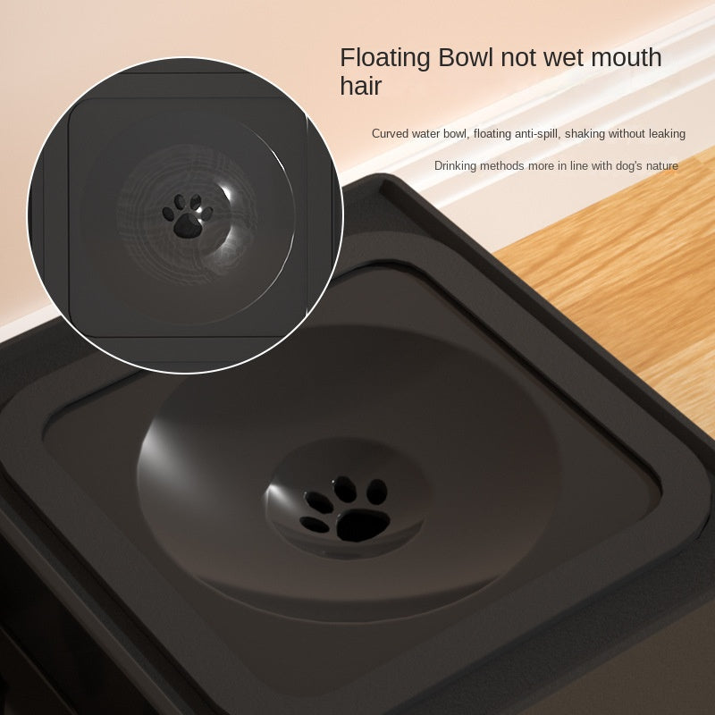 Adjustable Elevated Dog Double Bowl Stand