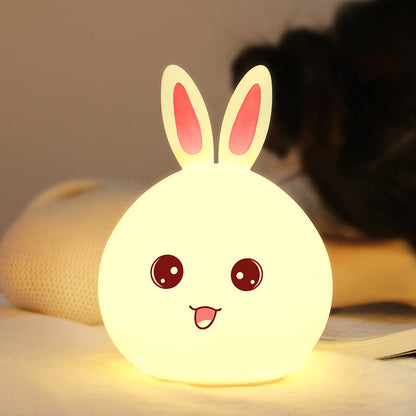 Cute Bunny Touch LED Night Light for Kids
