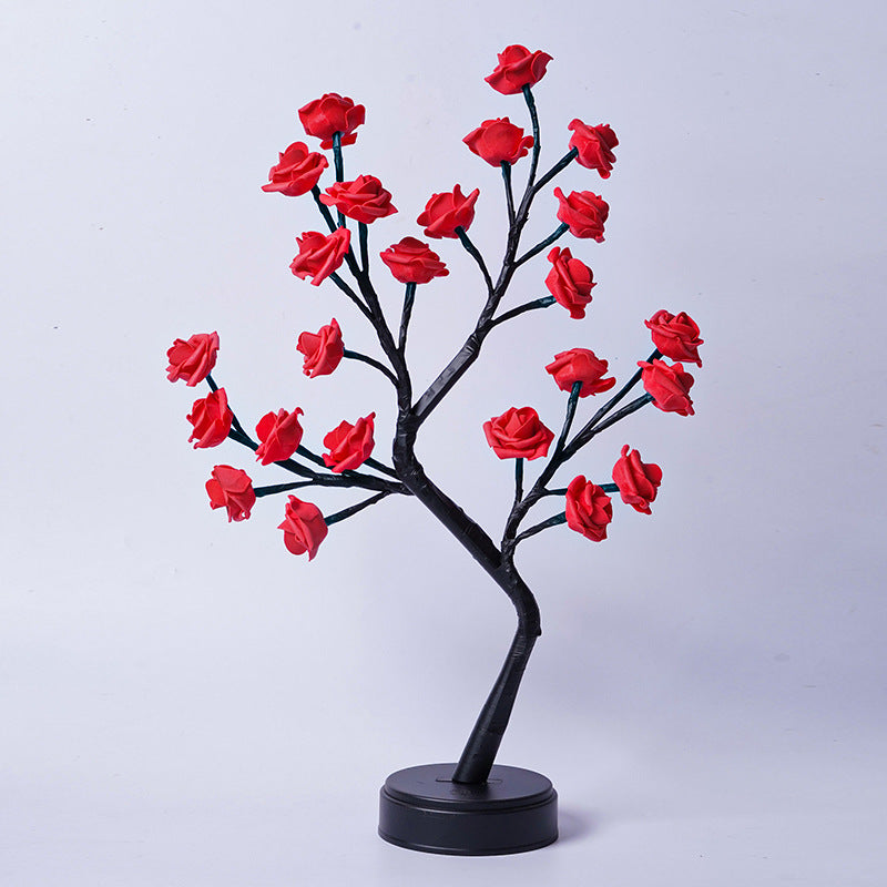 USB Rose Flower Tree Table Lamp – Fairy Night Light Gift