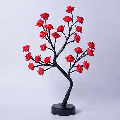 USB Rose Flower Tree Table Lamp – Fairy Night Light Gift