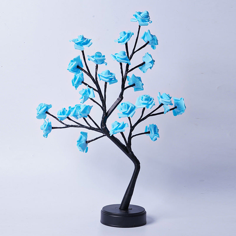 USB Rose Flower Tree Table Lamp – Fairy Night Light Gift