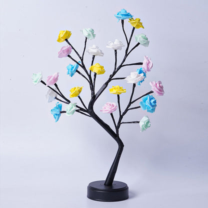 USB Rose Flower Tree Table Lamp – Fairy Night Light Gift