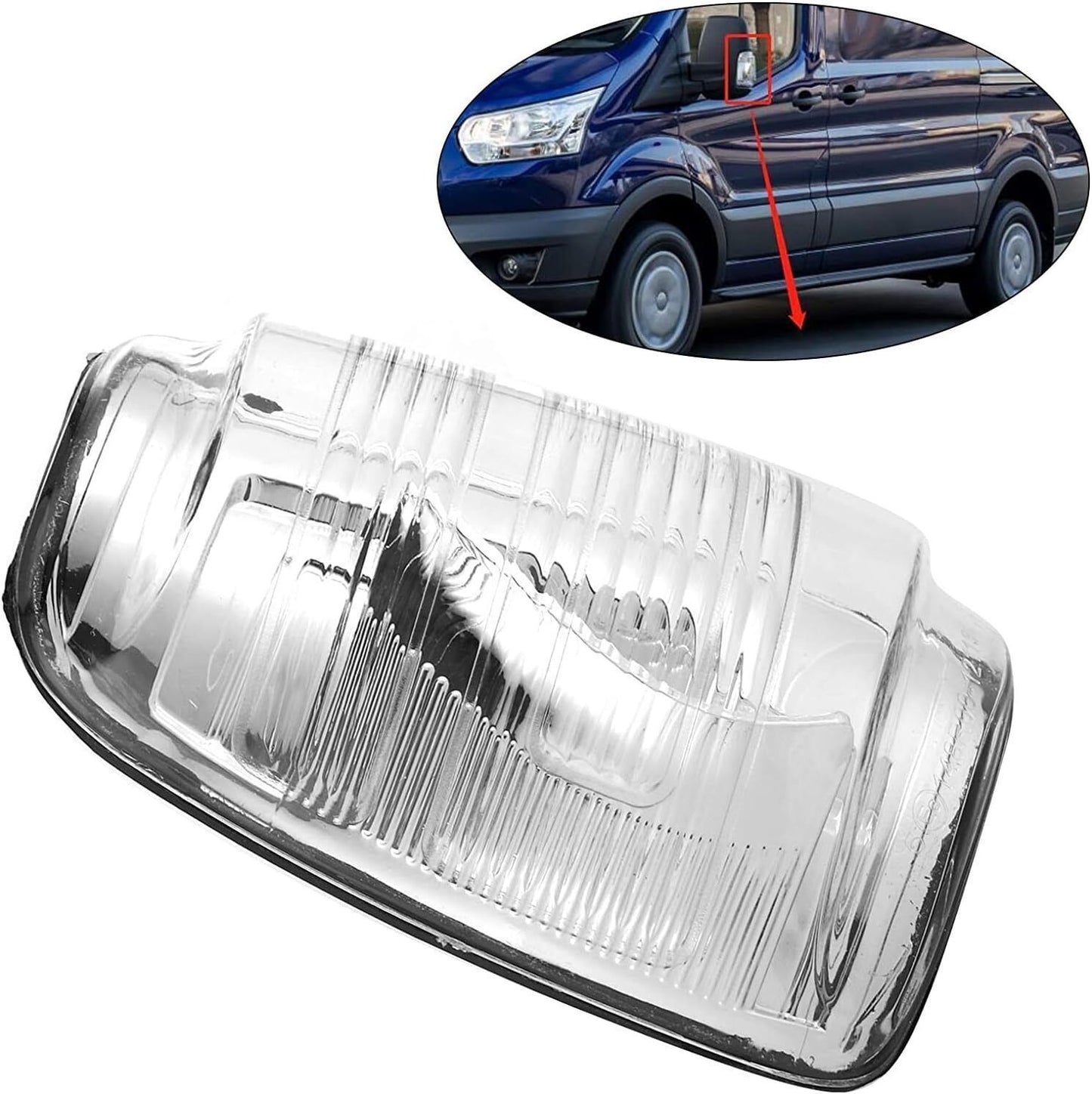 Wing Mirror Indicator Lamp Lens Clear Left Side For Ford Transit MK8 1847389 UK