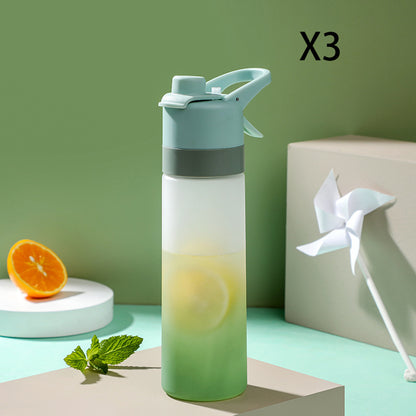 Spray Water Bottle For Girls Outdoor Sport Fitness