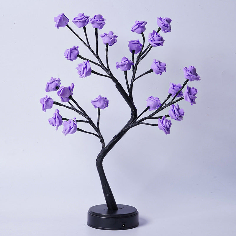 USB Rose Flower Tree Table Lamp – Fairy Night Light Gift