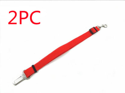 Correa de viaje ajustable para cinturón de seguridad de coche para perros y mascotas