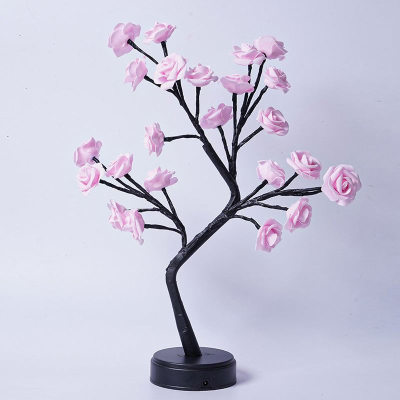 USB Rose Flower Tree Table Lamp – Fairy Night Light Gift