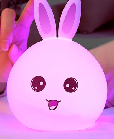 Cute Bunny Touch LED Night Light for Kids