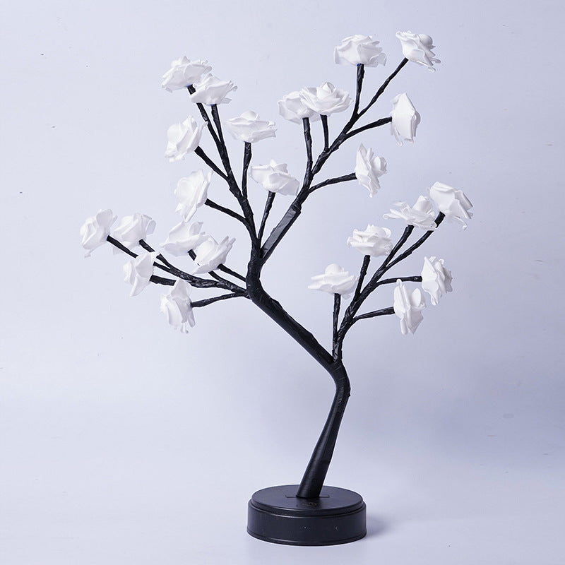 USB Rose Flower Tree Table Lamp – Fairy Night Light Gift