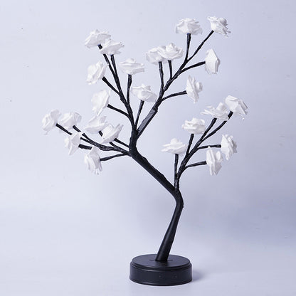 USB Rose Flower Tree Table Lamp – Fairy Night Light Gift