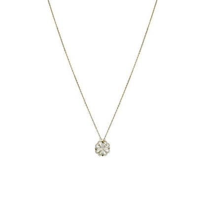 Retro Magnetic Four Leaf Clover Heart Pendant Necklace for Women