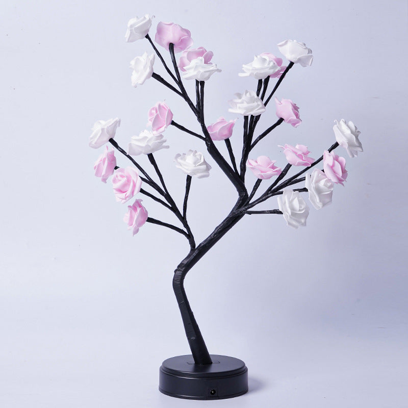 USB Rose Flower Tree Table Lamp – Fairy Night Light Gift
