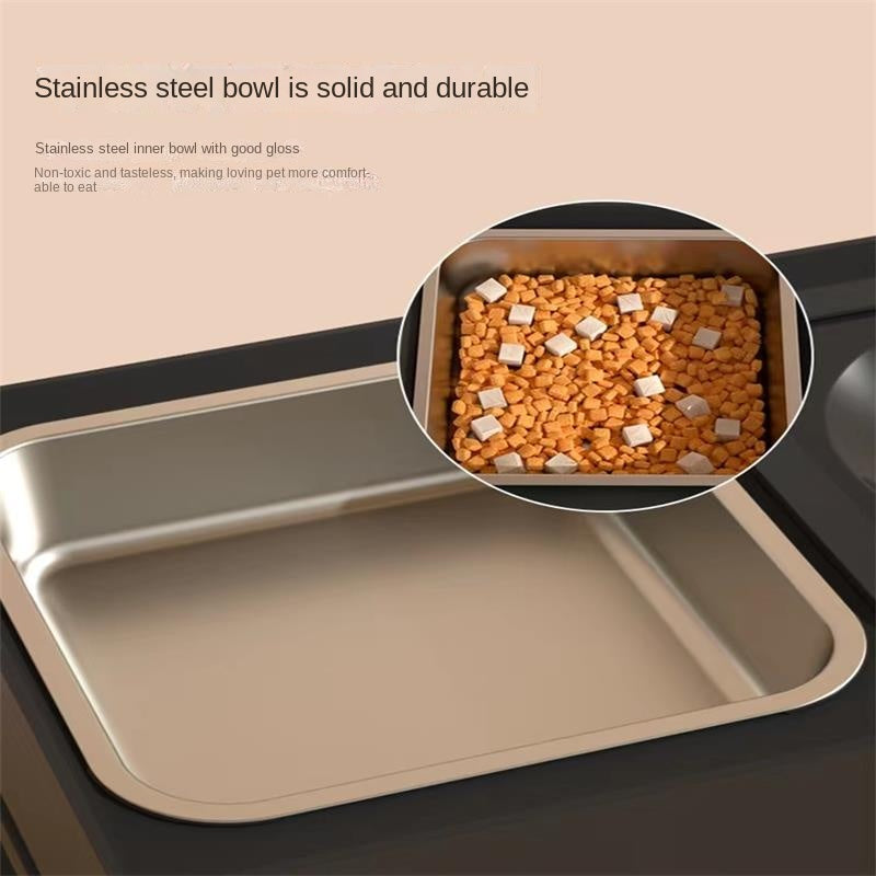 Adjustable Elevated Dog Double Bowl Stand