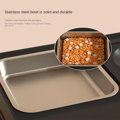 Adjustable Elevated Dog Double Bowl Stand