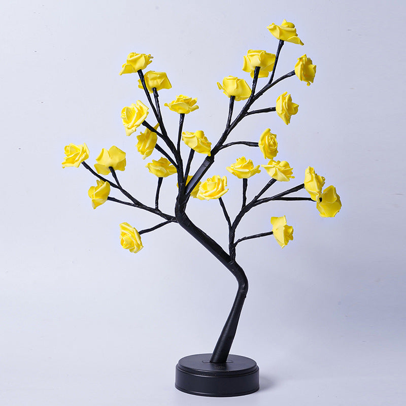 USB Rose Flower Tree Table Lamp – Fairy Night Light Gift