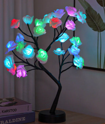USB Rose Flower Tree Table Lamp – Fairy Night Light Gift