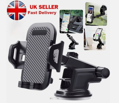 Universal Car Mobile Phone Holder Windscreen Dashboard GPS Stand Cradle UK