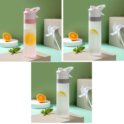 Spray Water Bottle For Girls Outdoor Sport Fitness